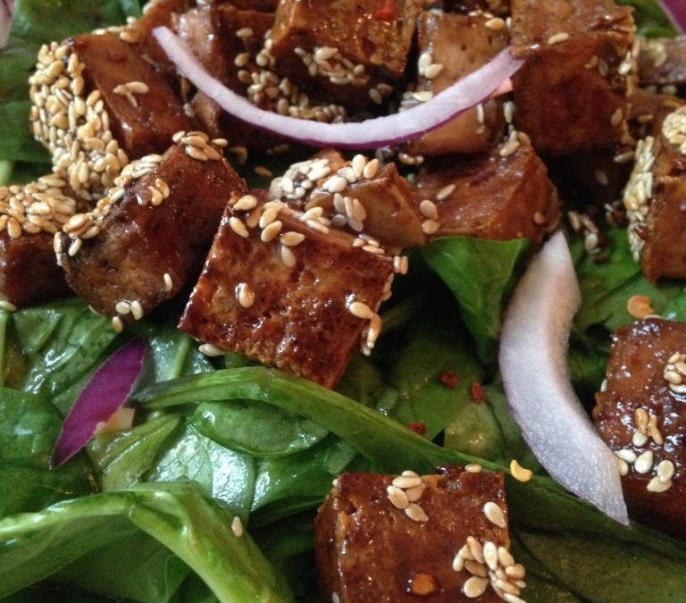 Honey and Sesame Tofu!