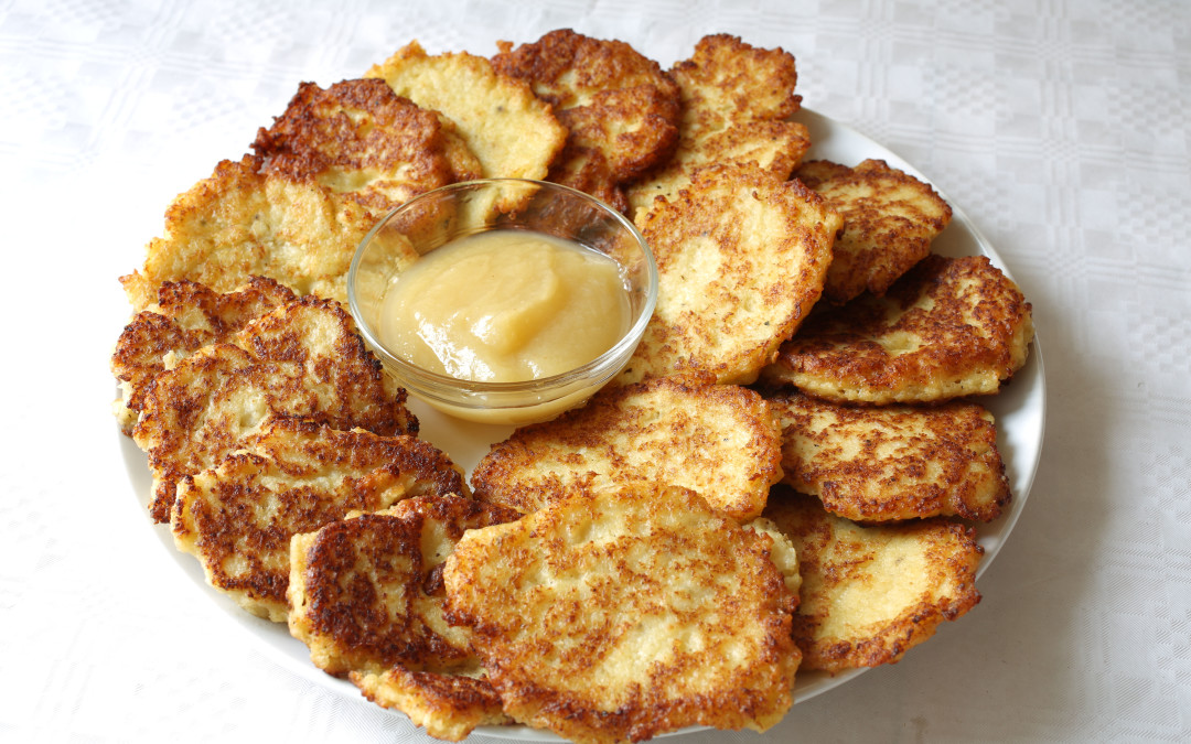 A Latkes Recipe With Cauliflower? YES and YUM!