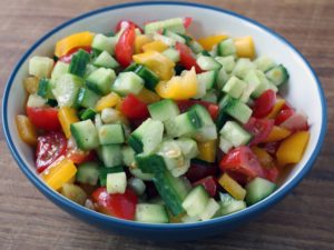 Make Israeli Salad: The Easiest Salad In The World - The Culinary Exchange